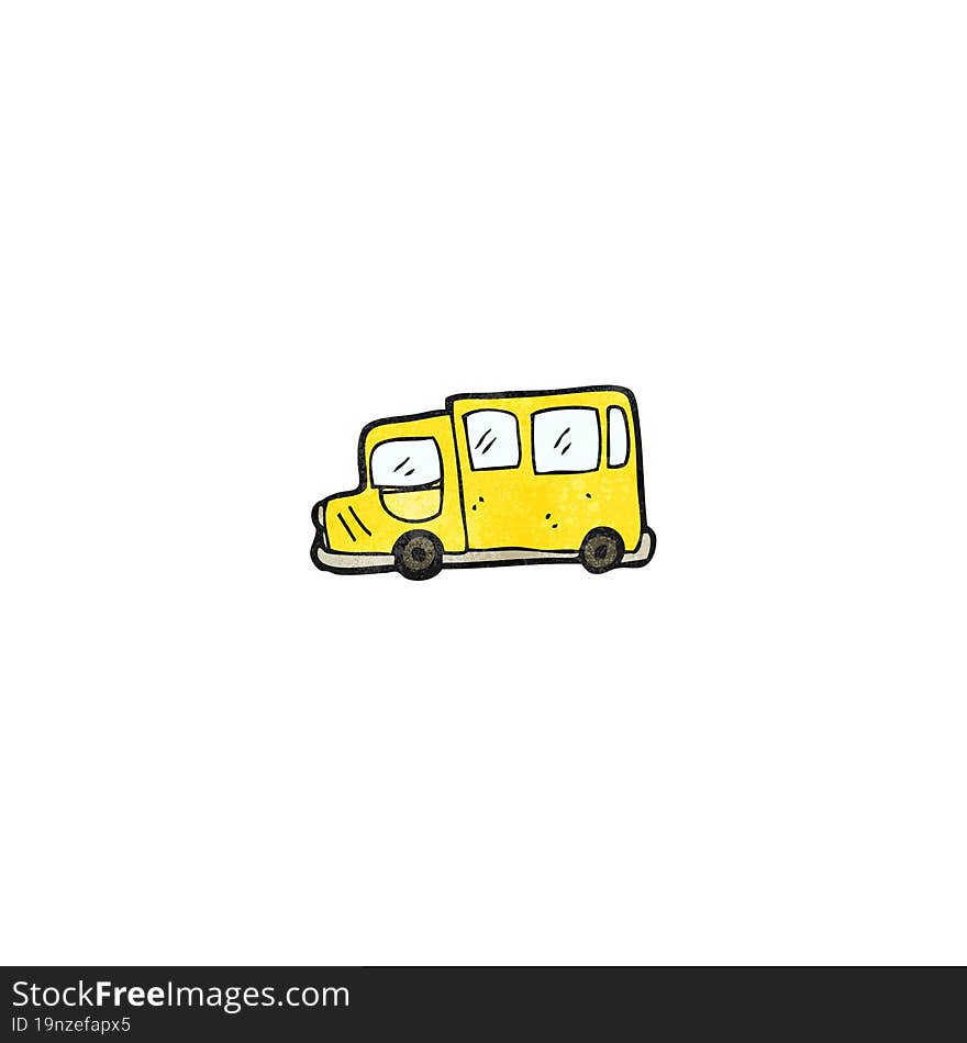 cartoon school bus