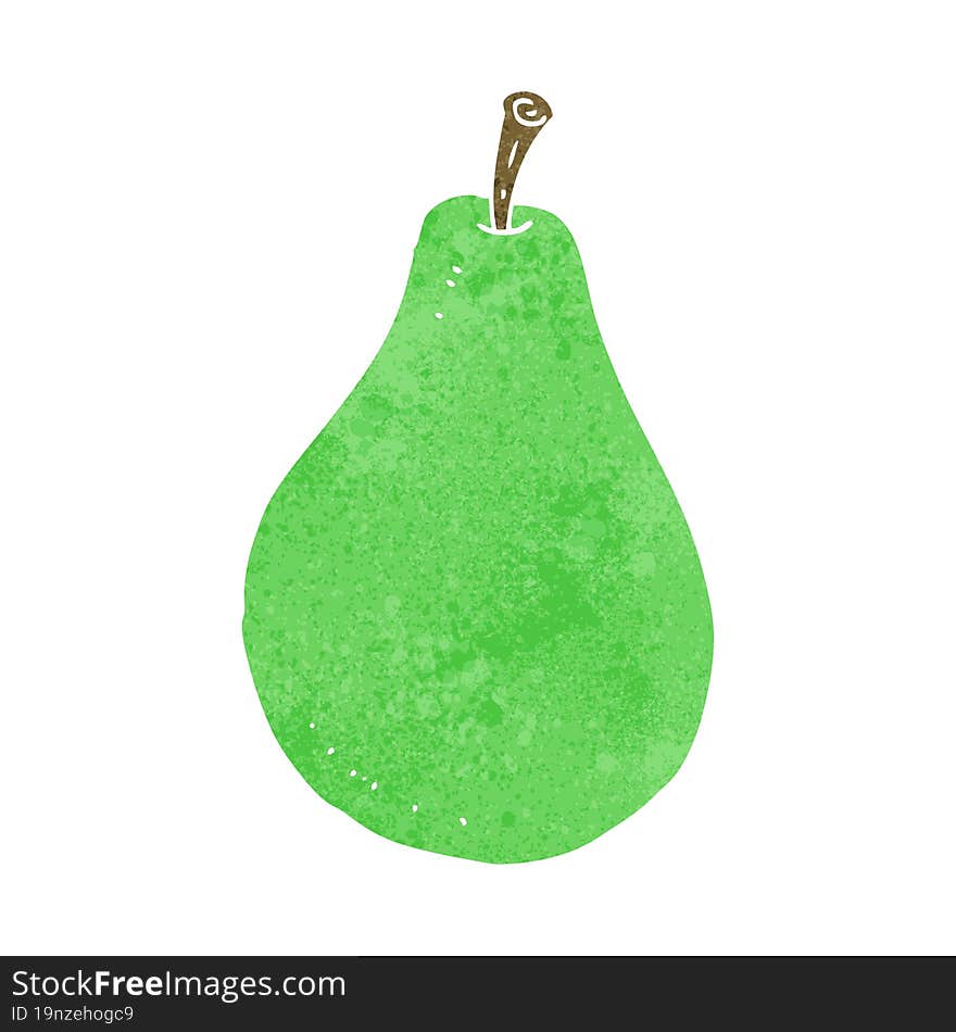 cartoon pear