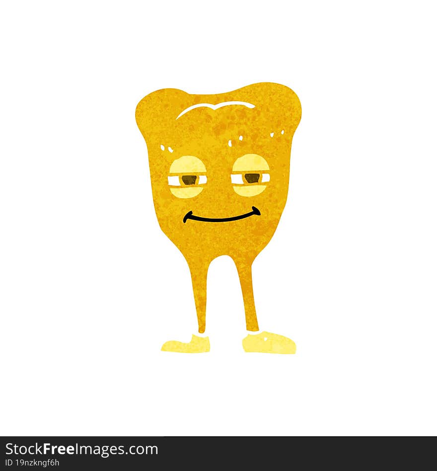 cartoon smiling tooth