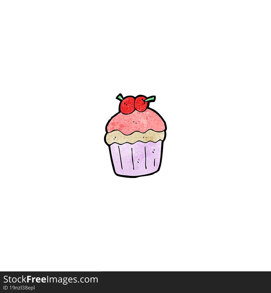 cartoon cupcake