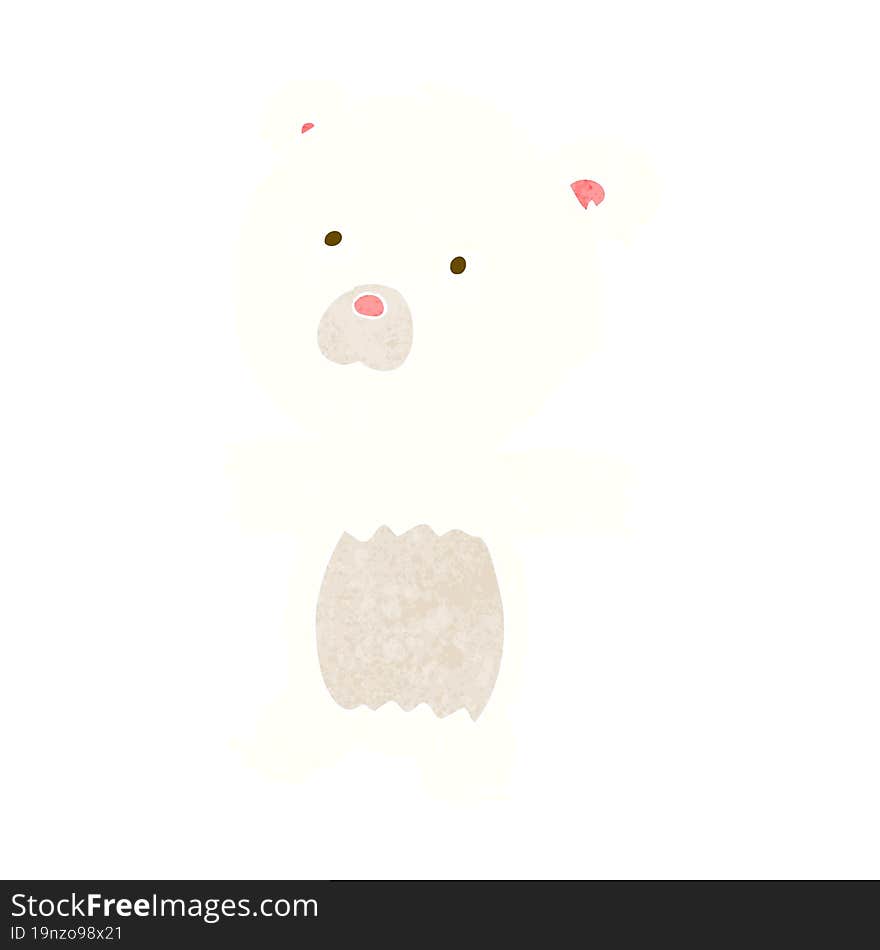 Cartoon Cute Polar Bear