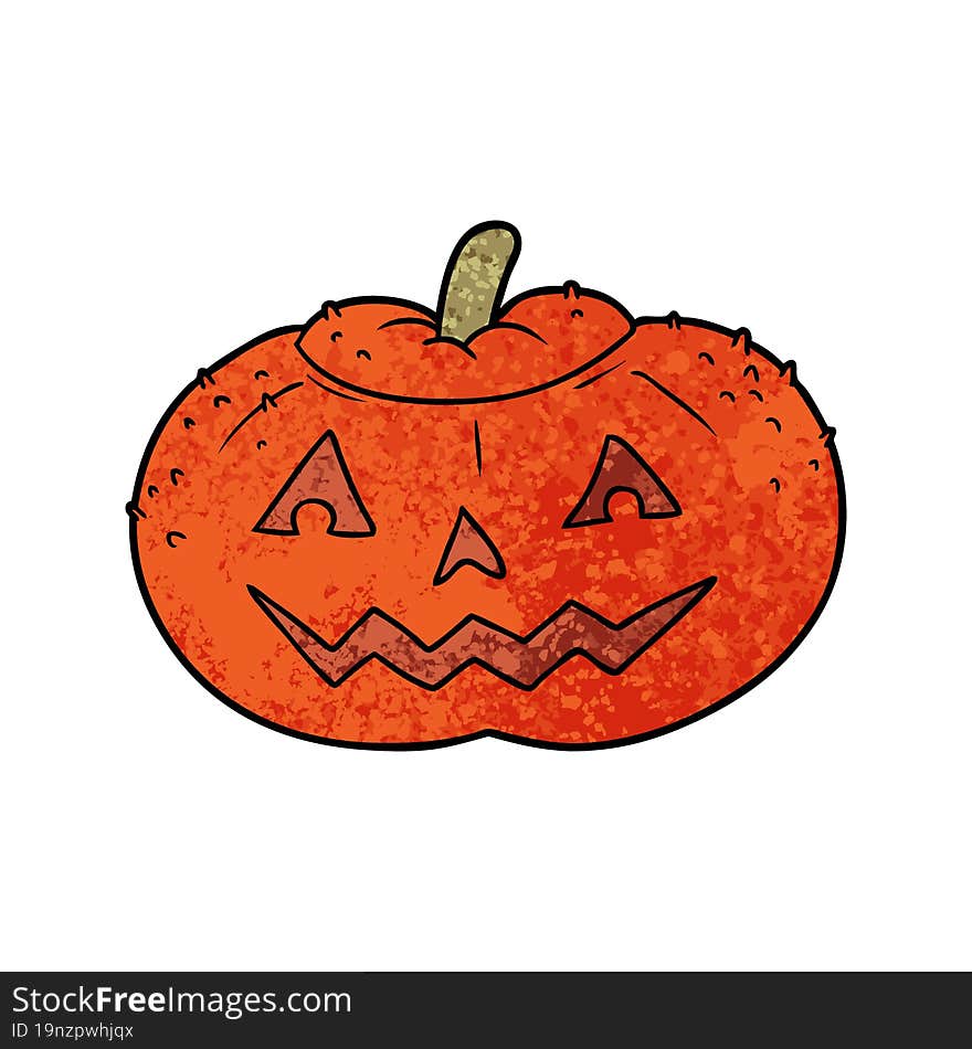 cartoon halloween pumpkin. cartoon halloween pumpkin