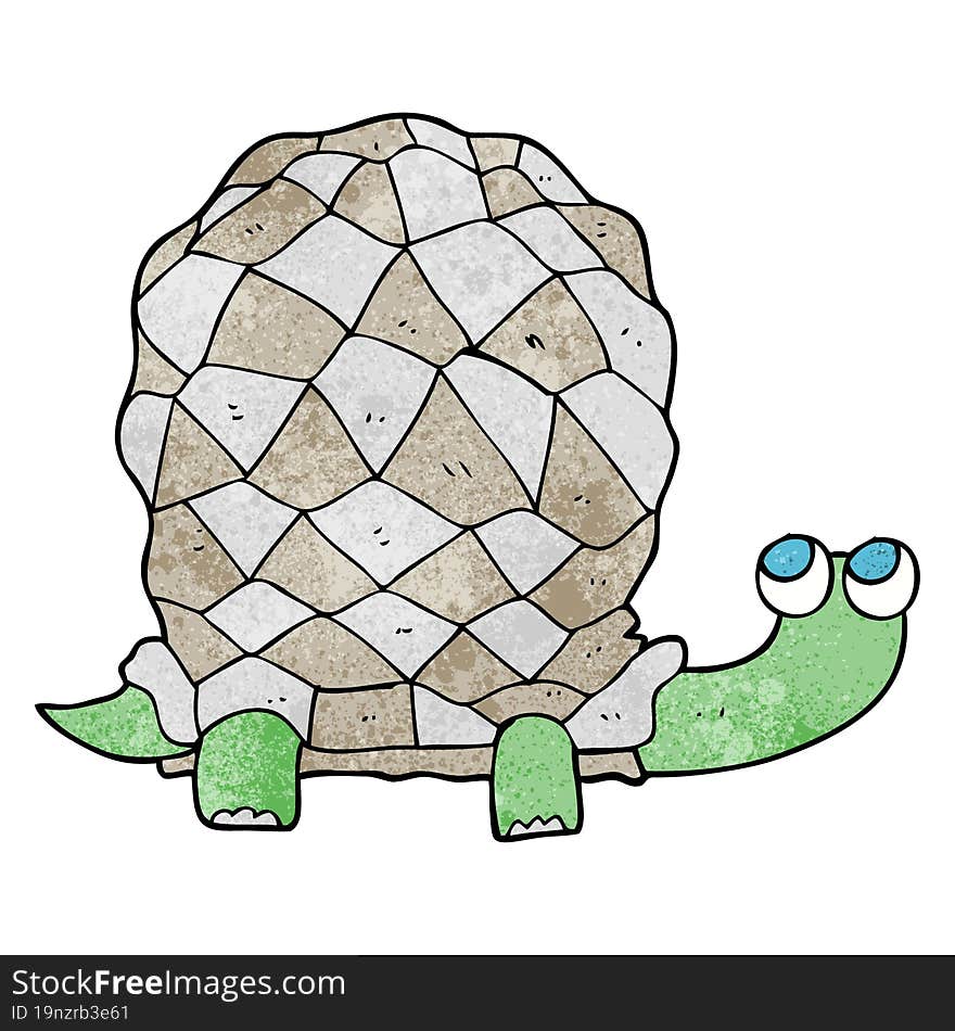 textured cartoon tortoise