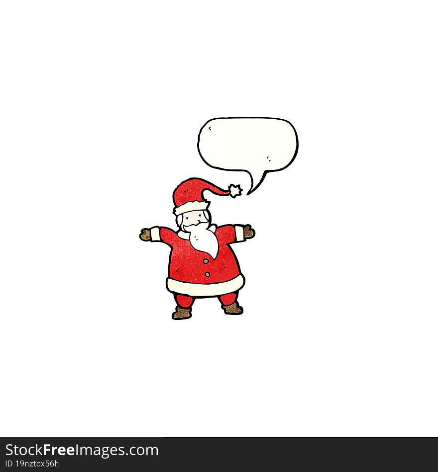 cartoon santa claus