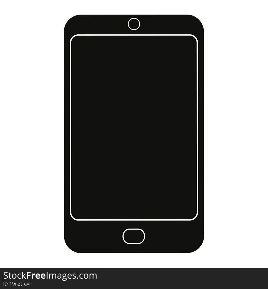 cell phone graphic icon