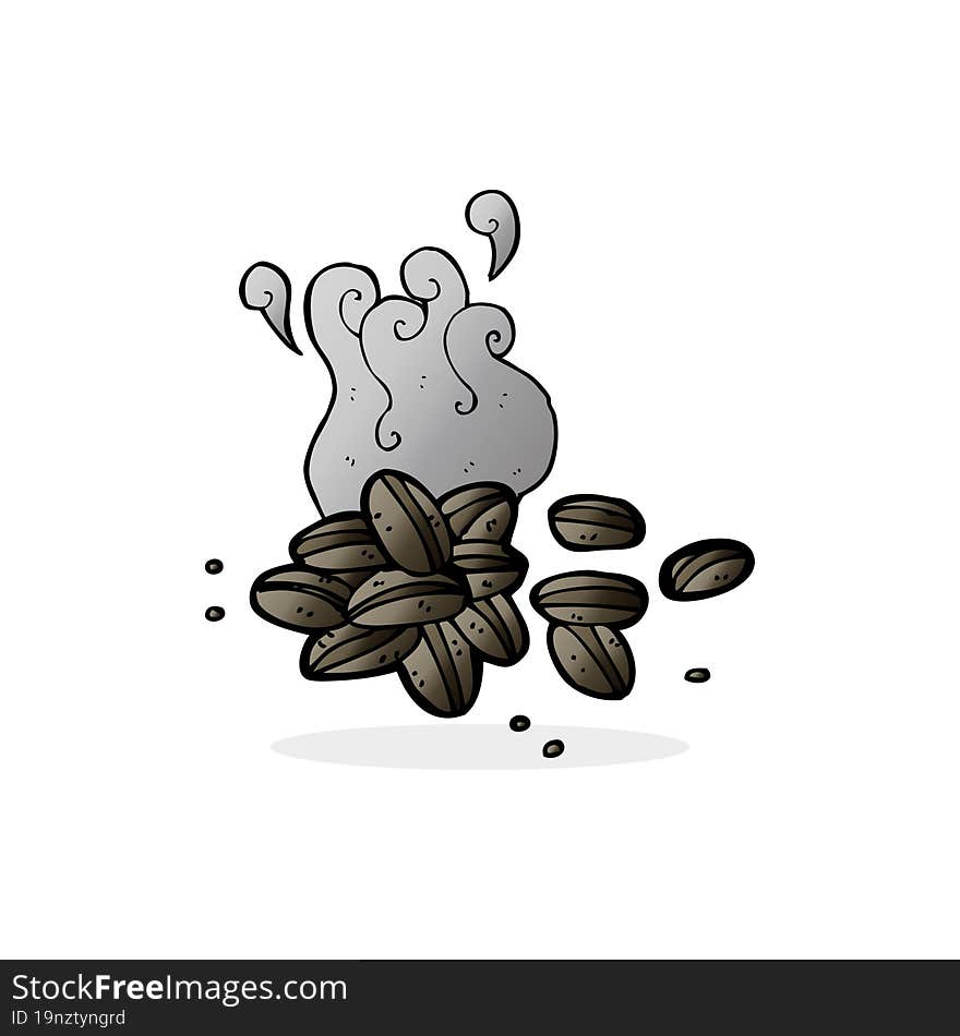 cartoon coffee beans