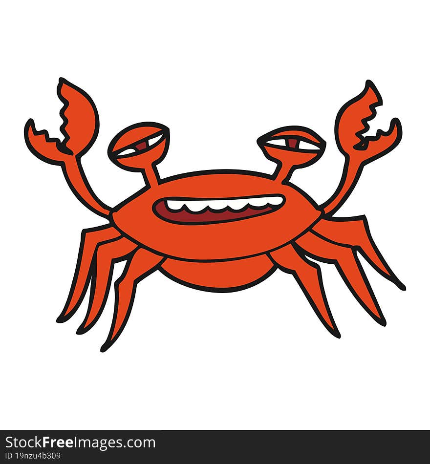 cartoon crab