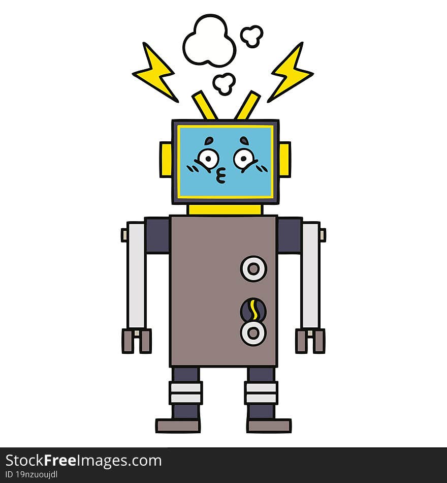 Cute Cartoon Robot