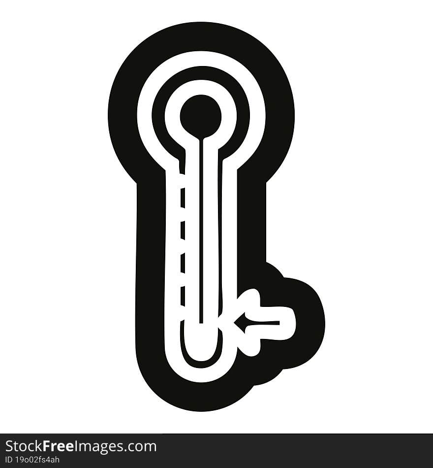 low temperature icon symbol