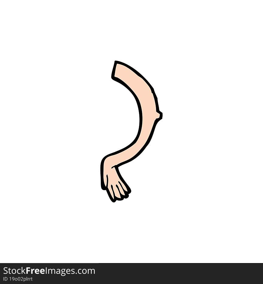 cartoon arm