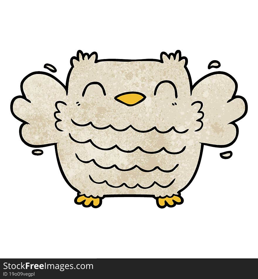 cartoon owl. cartoon owl