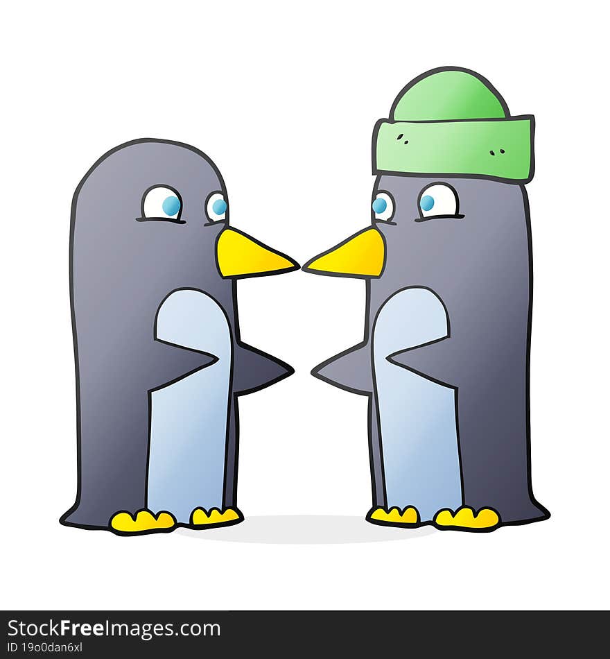 cartoon penguins