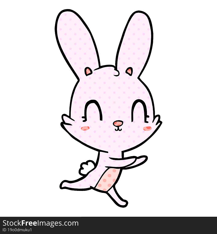 cute cartoon rabbit. cute cartoon rabbit