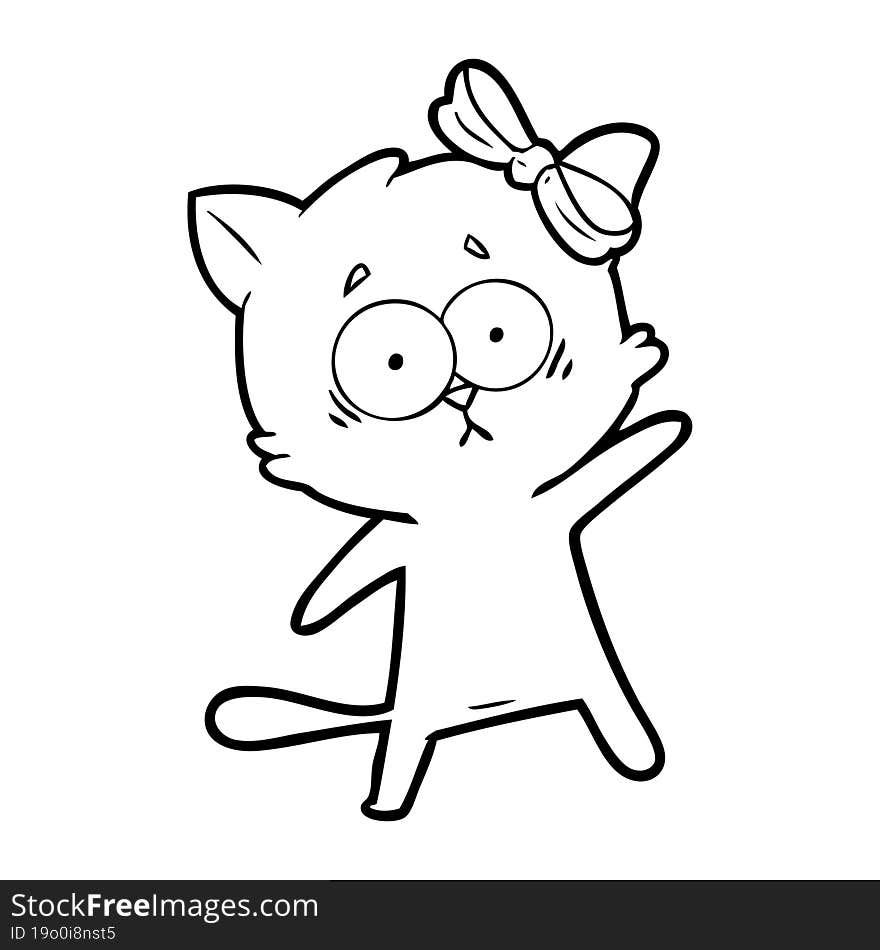 cartoon cat. cartoon cat