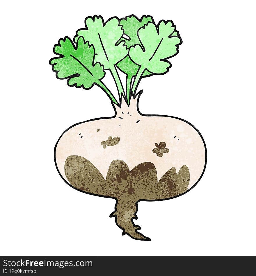 texture cartoon muddy turnip