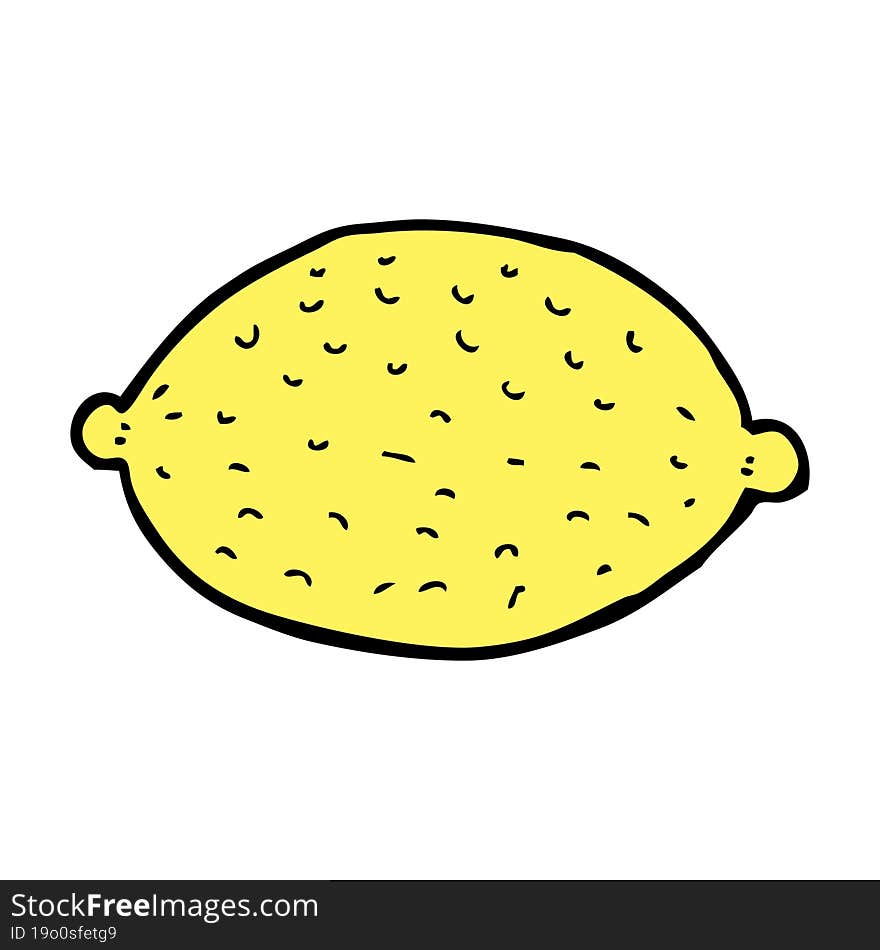 cartoon lemon