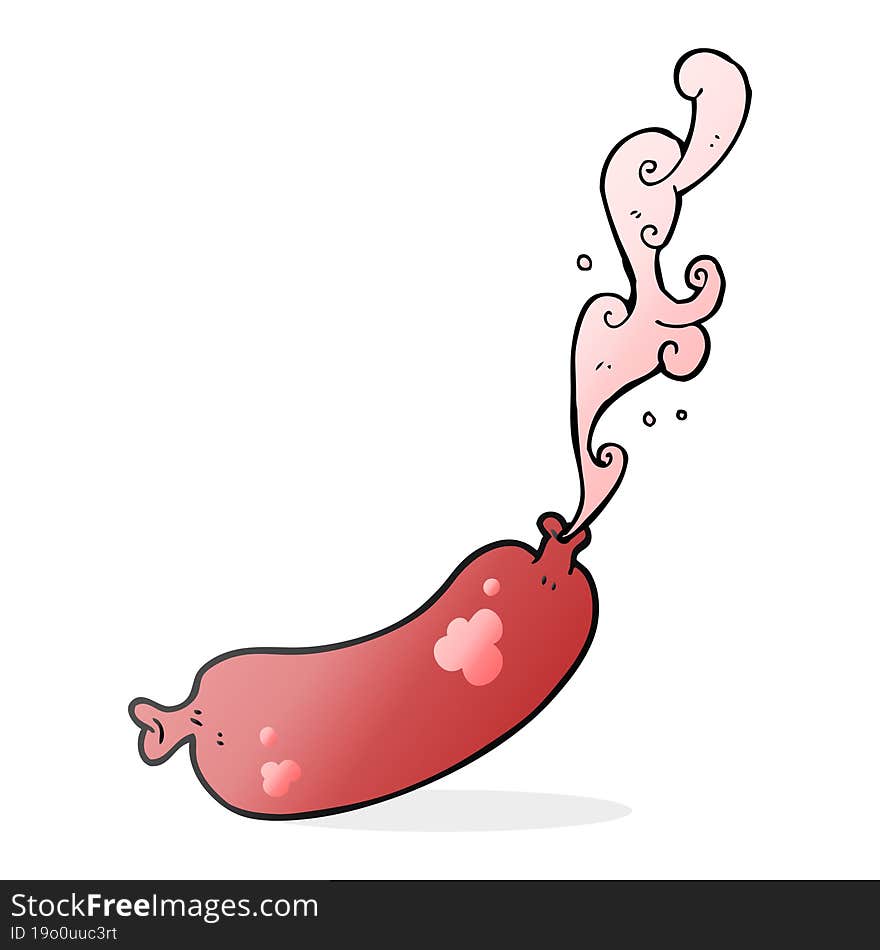 Cartoon Squirting Sausage