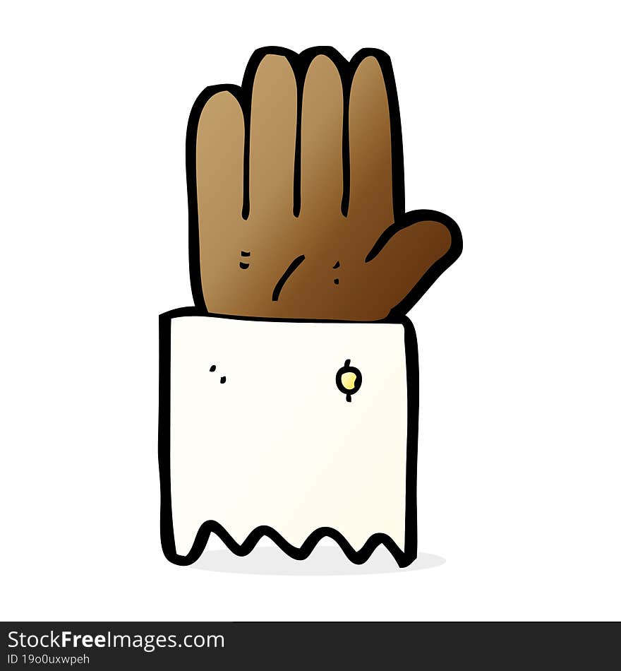 cartoon hand symbol