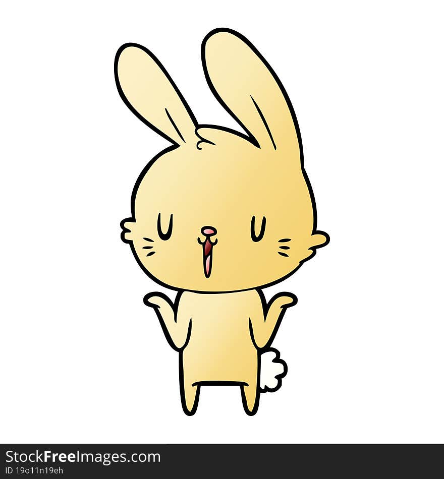 cute cartoon rabbit. cute cartoon rabbit