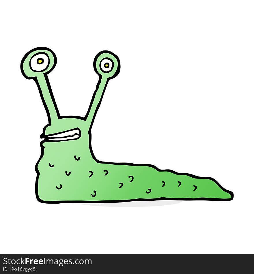 cartoon slug