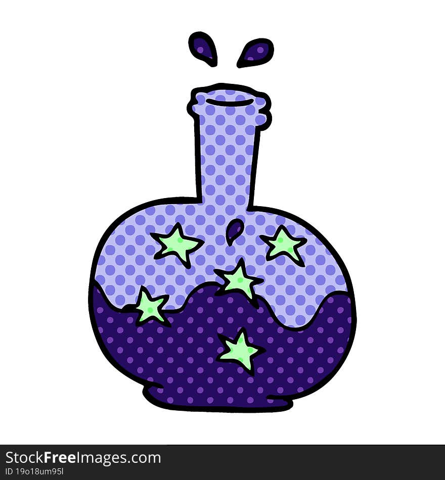 Cartoon Doodle Magic Potion