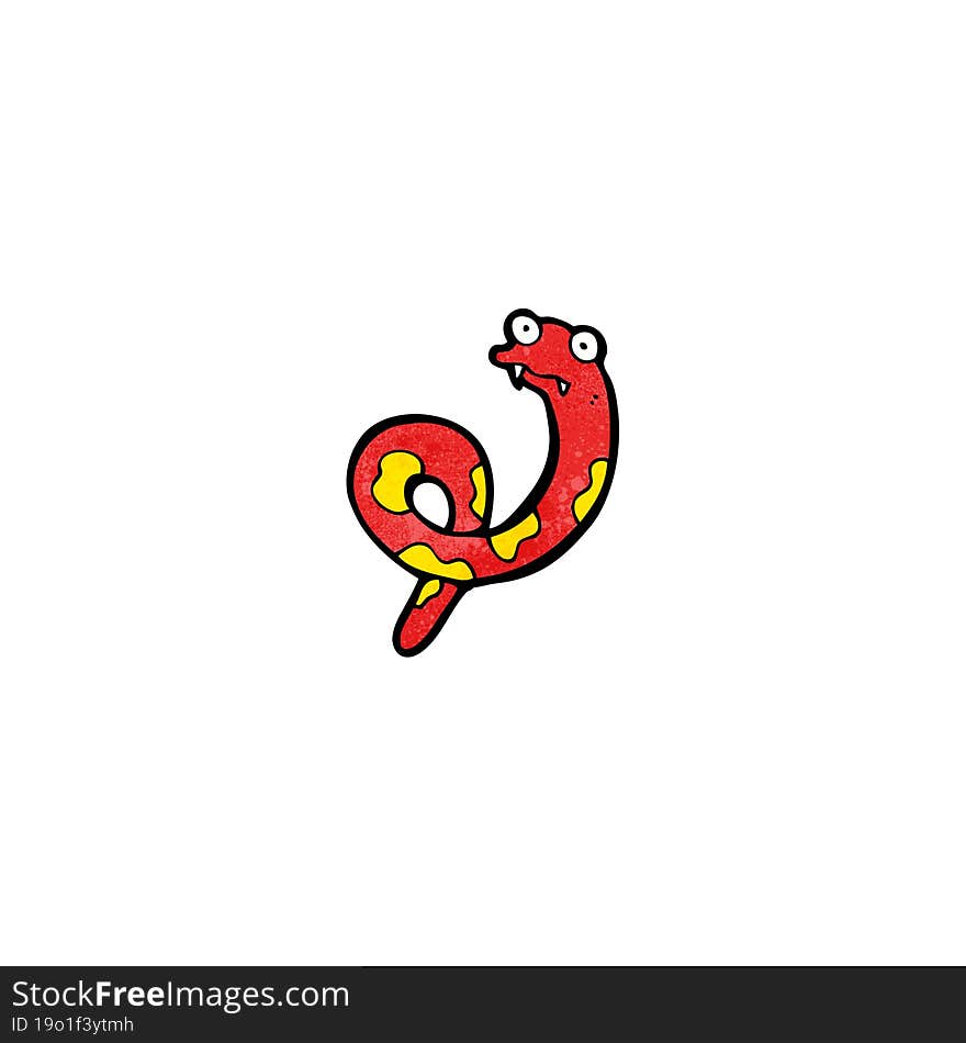 funny cartoon snake