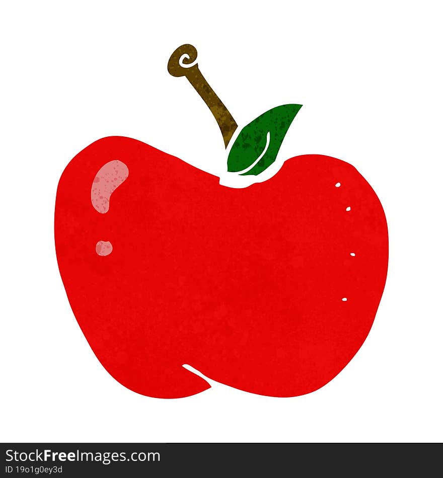 Cartoon Apple