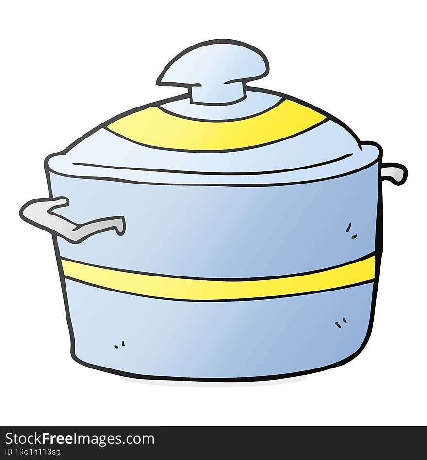 Cartoon Cooking Pot