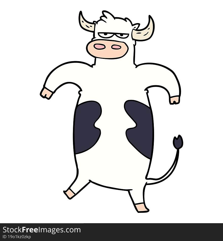 cartoon bull. cartoon bull