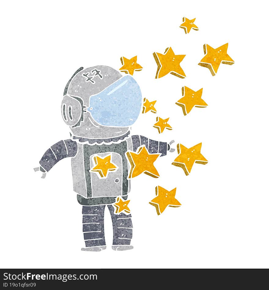 cartoon spaceman