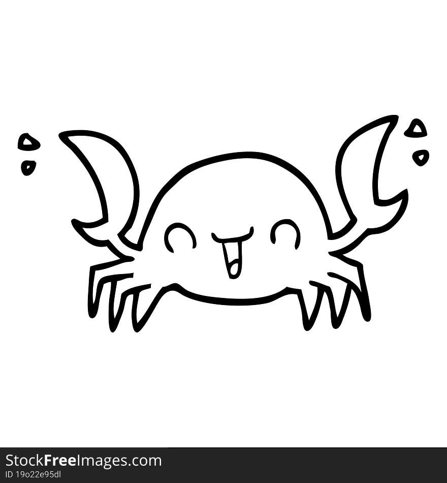 Cartoon Crab