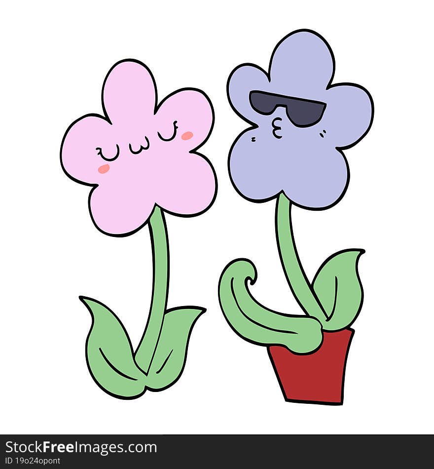 Cute Cartoon Flower