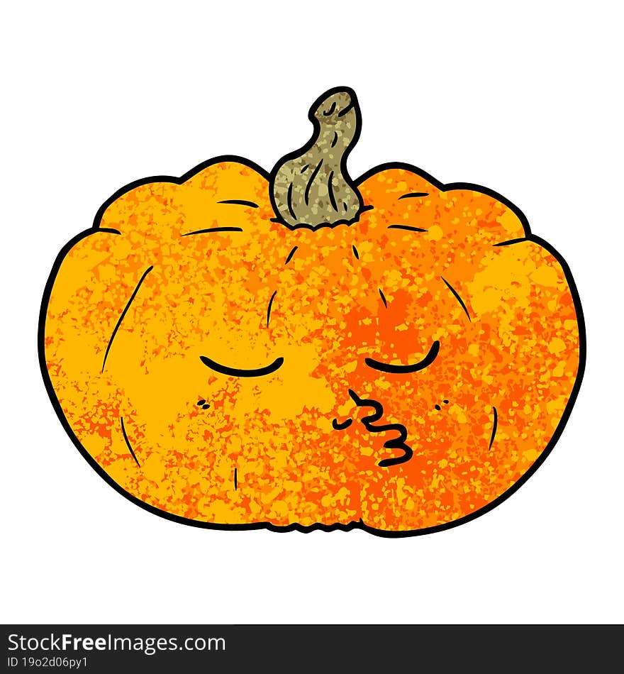 cartoon pumpkin. cartoon pumpkin