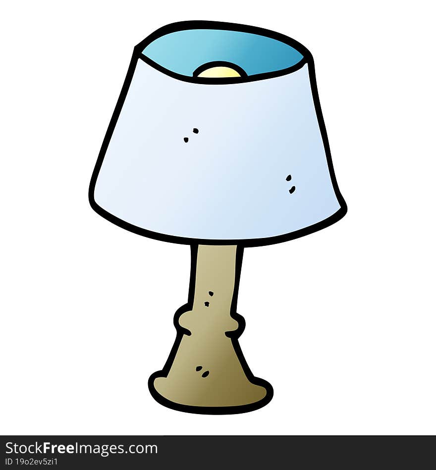 cartoon doodle regular lamp