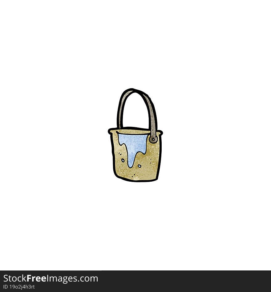 cartoon bucket