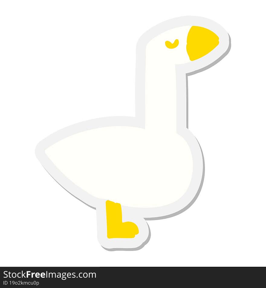 proud goose sticker