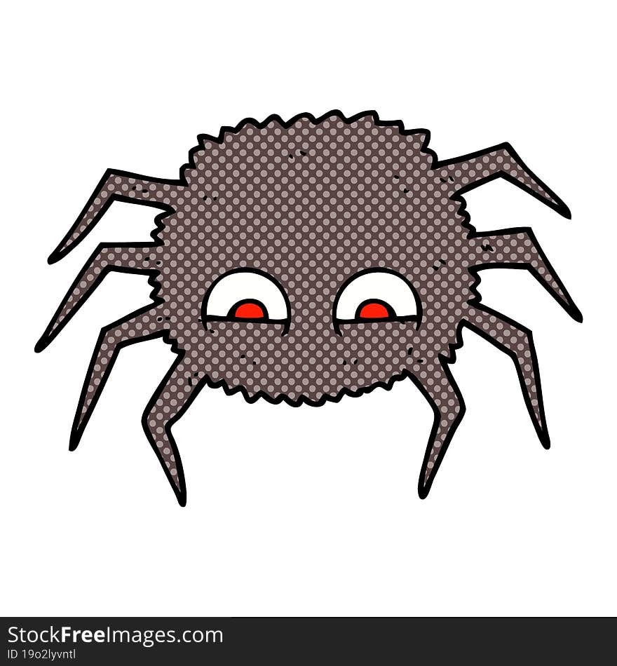 cartoon spider