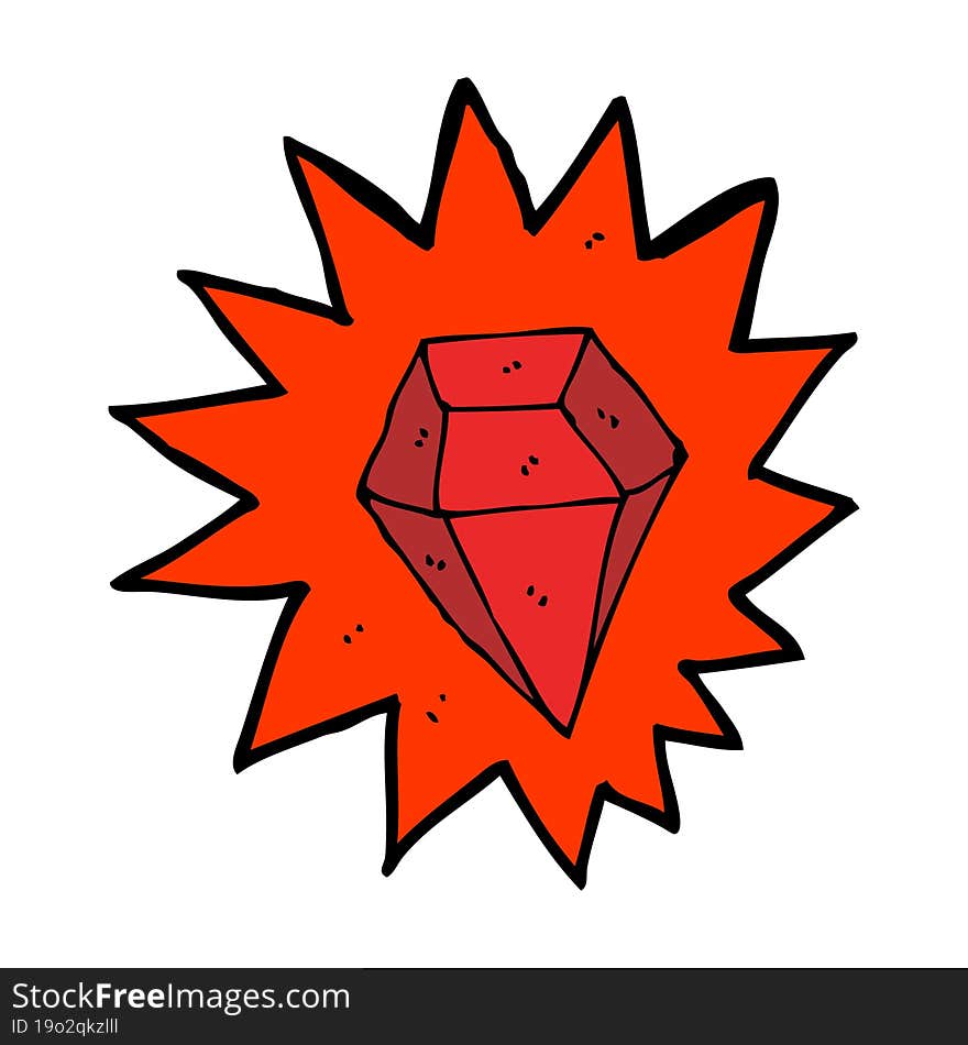 cartoon huge ruby