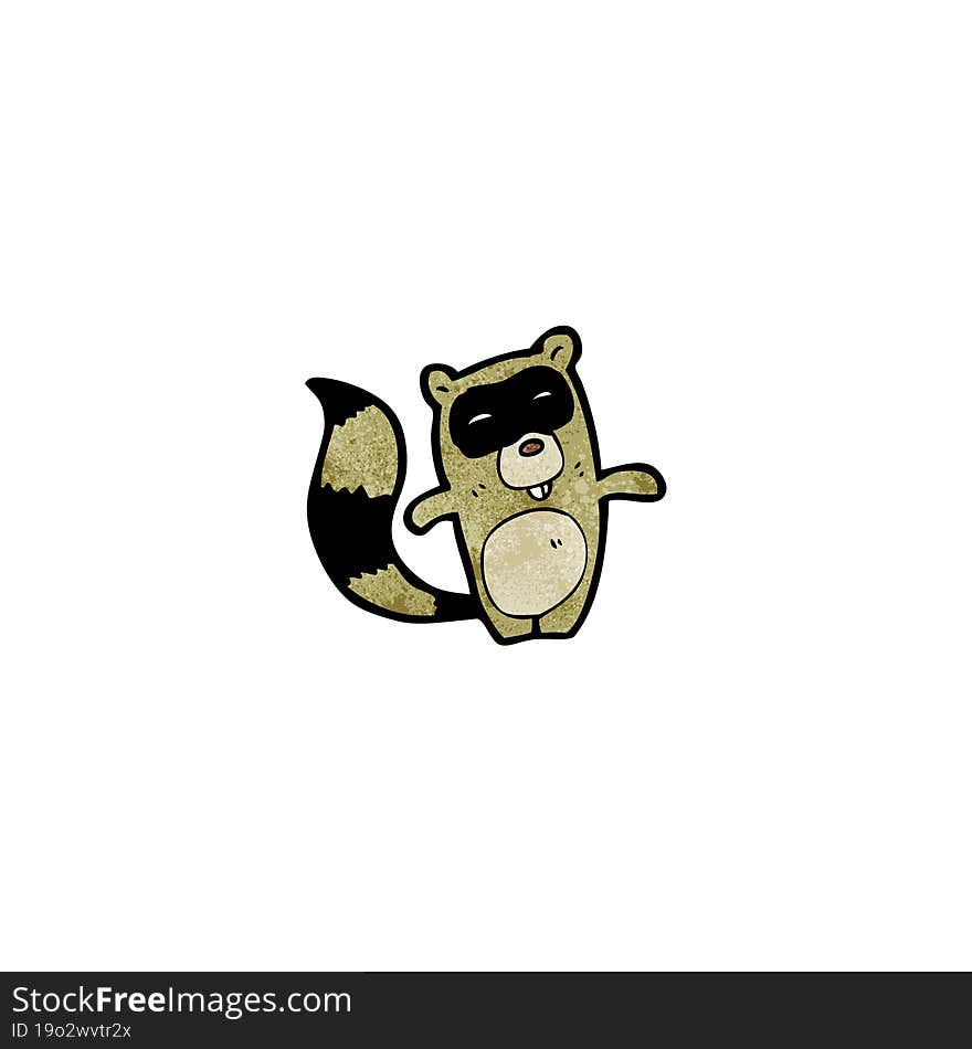 cartoon raccoon