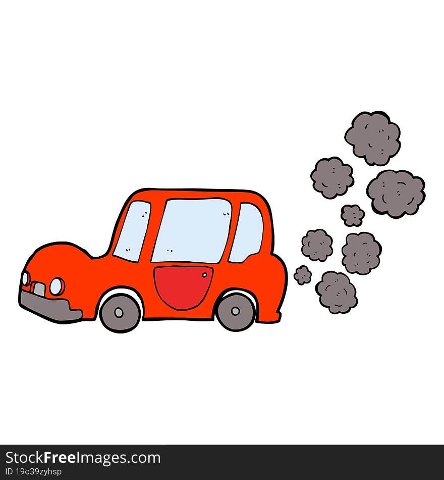 cartoon car