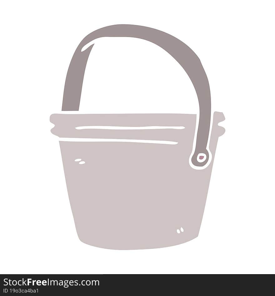 cartoon doodle bucket