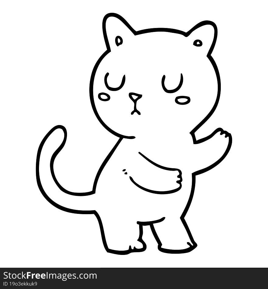 cartoon cat