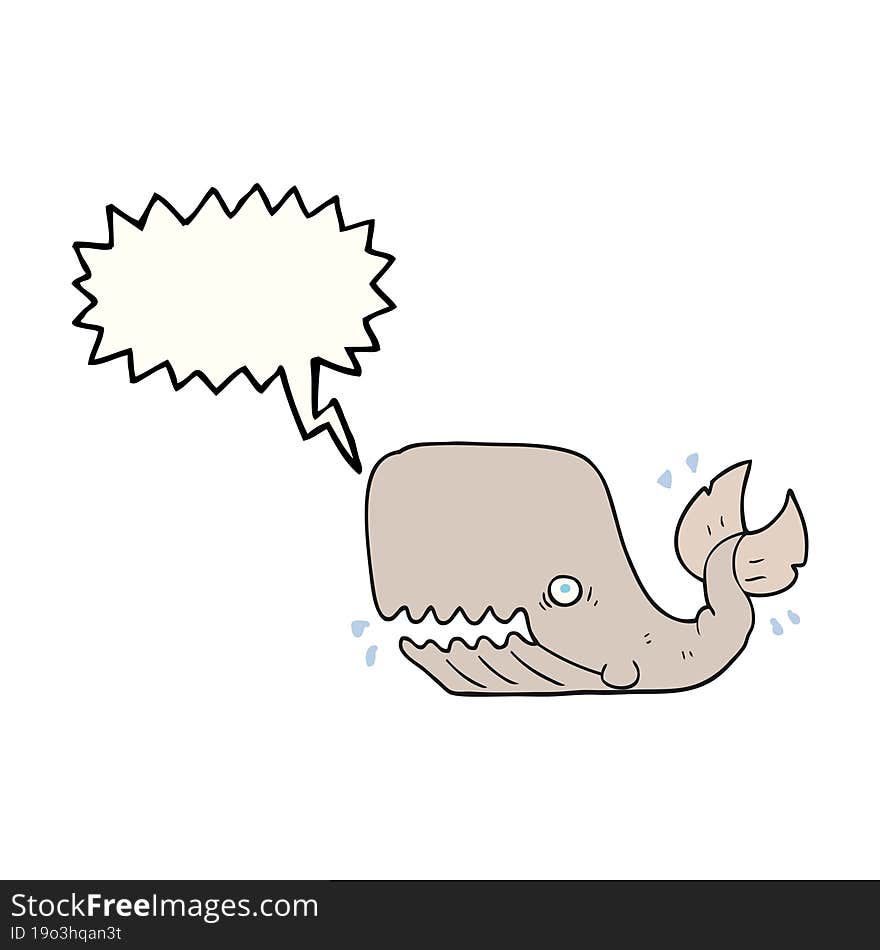 speech bubble cartoon angry whale