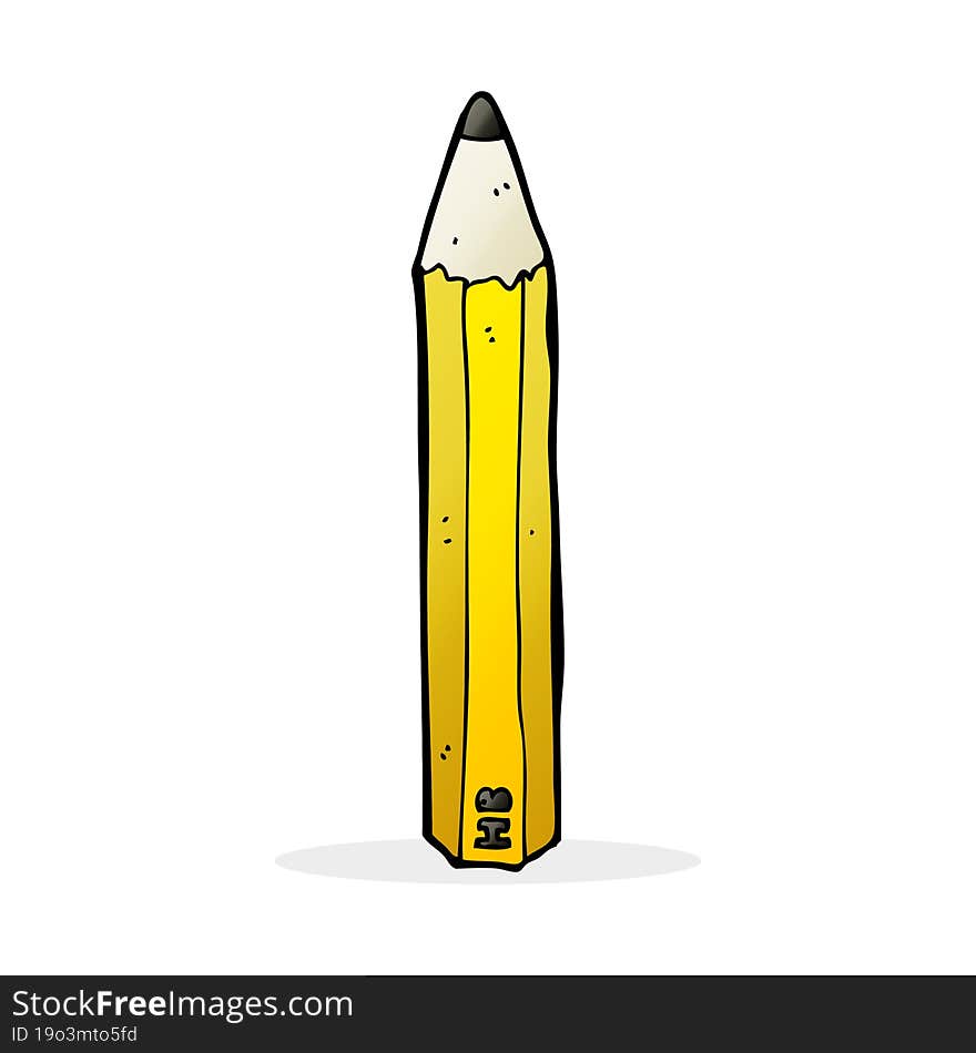 cartoon pencil