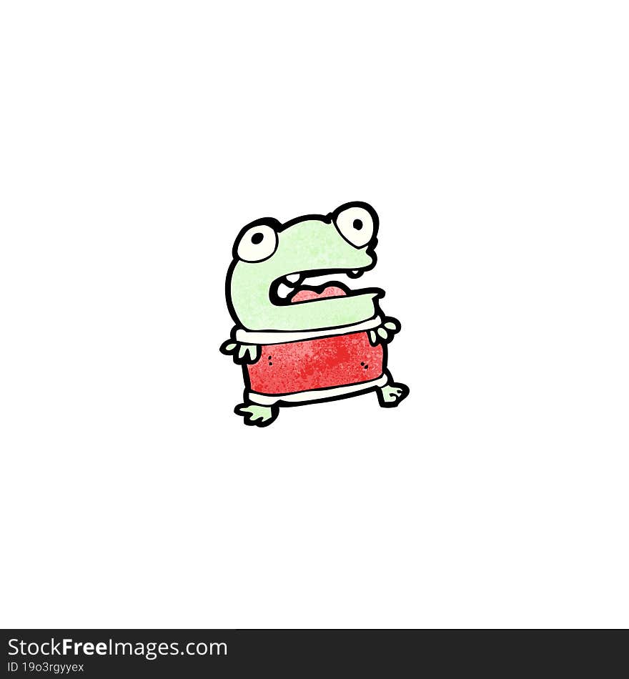 cartoon frog