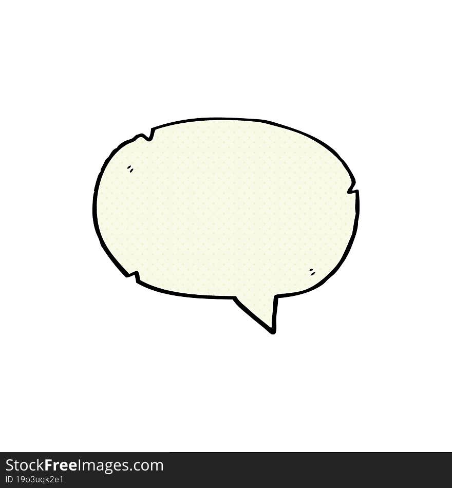 cartoon speech balloon