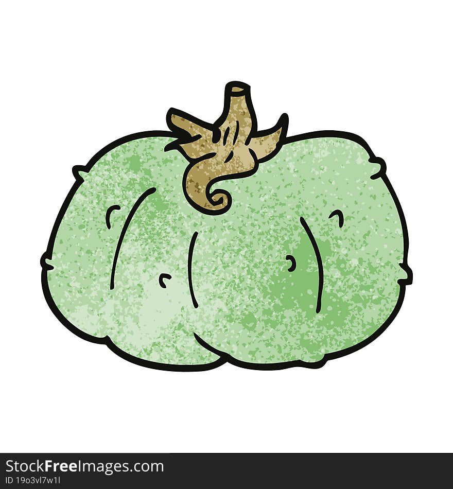 Cartoon Doodle Winter Squash