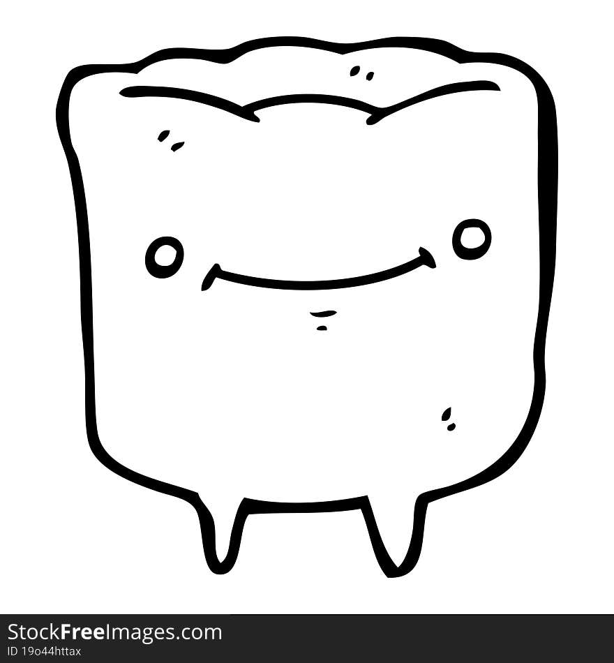 Cartoon Happy Tooth