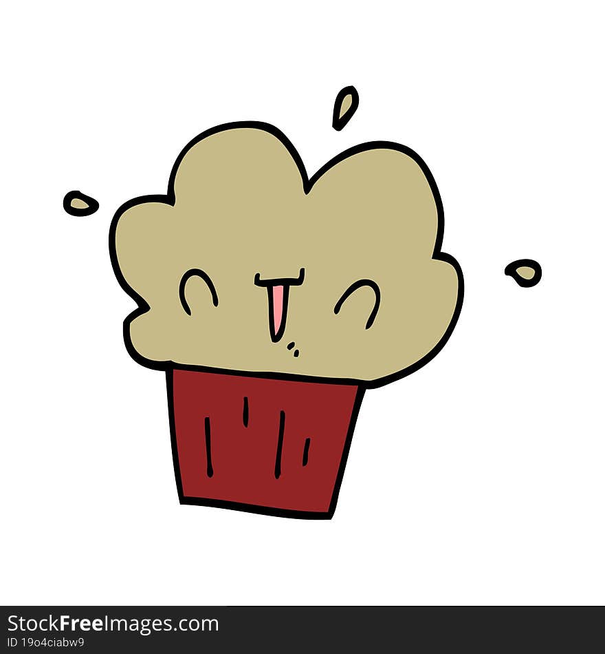 cartoon cupcake