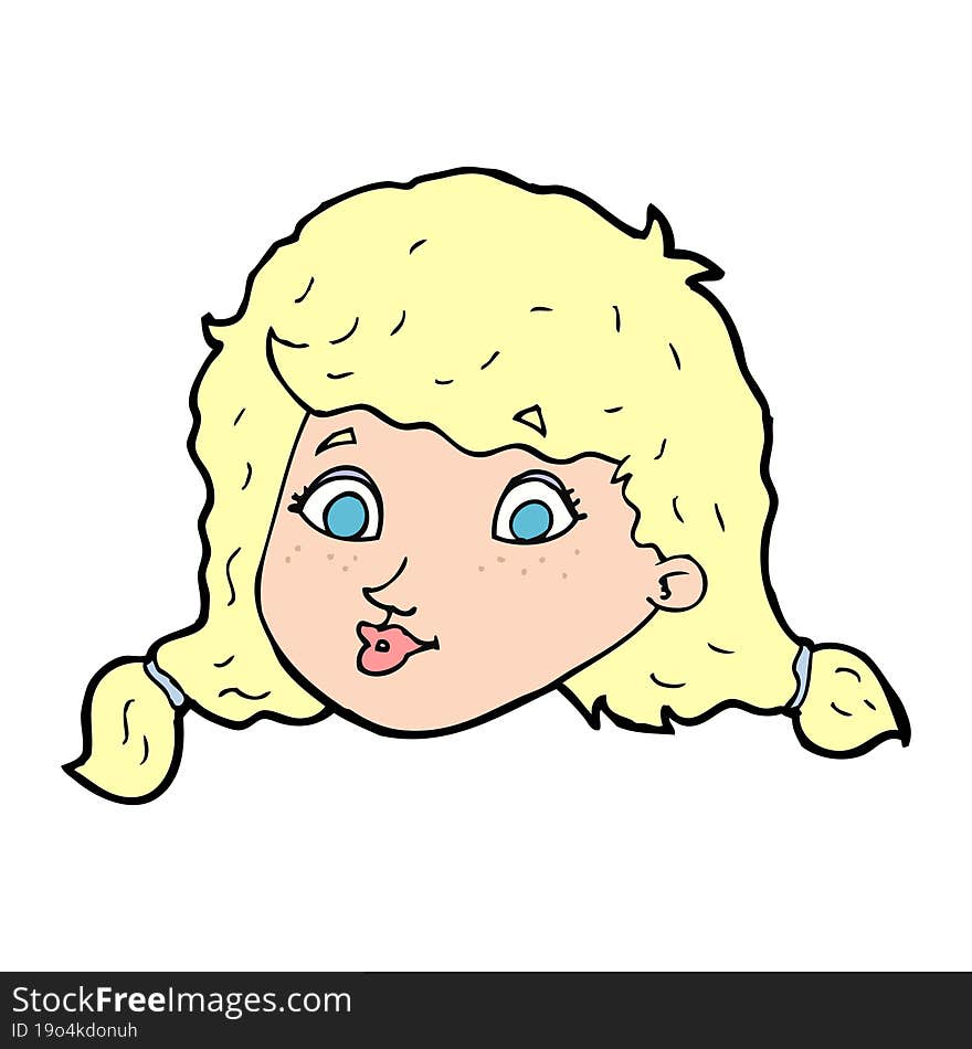 cartoon pretty female. cartoon pretty female